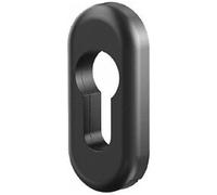 Paire de rosaces en zamak clé I fixation invisible pour béquilles Scoot - noir mat VACHETTE