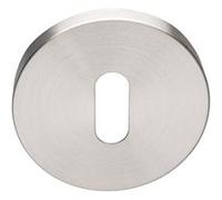 Paire de rosaces inox JADE slim type clé L - HERACLES - B-INOX-SL06
