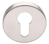 Paire de rosaces JADE clé I inox - HERACLES - B-INOX-05 Inox