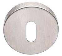 Paire de rosaces JADE clé L inox - HERACLES - B-INOX-06 Inox