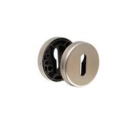 Paire de rosaces rosette 6420 inox BEZAULT Clé L pour LC 1/2/3 - 81572