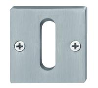 Paire de rosettes carré fixation invisible clé L inox FSB 1796-CH-0210-01