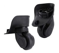 Paire de Roues de Rechange de Bagages Valise Roues de Remplacement Universelles pour Chariot Valise Malle Boîte Trolley -S