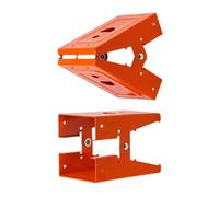 Paire de supports à charnière pour travaux de travail du bois | Construction en acier laminé à froid, forme pliable à charnière, plate-forme temporaire de travail du bois et montage de