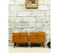 Paire de table de chevet vintage n°1547
