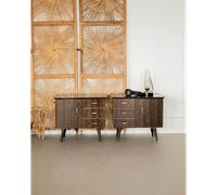 Paire de tables de chevet noires n°1466