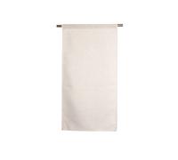 Paire de vitrages tamisant Lazaro ecru et dore l. 45 x H. 120 cm