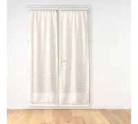 Paire de Voilage Passe-Tringle Haltona 70x240cm Naturel