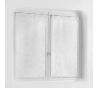 Paire de Voilages Edenia 60x160cm Blanc