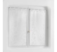 Paire de Voilages "Edenia" 60x160cm Blanc