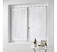 Paire de Voilages Haltona 60x160cm Blanc