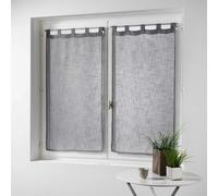 Paire de Voilages Haltona 60x90cm Gris