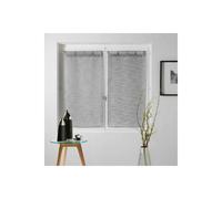 Paire de Voilages Milza 60x120cm Anthracite