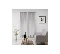 Paire de Voilages Milza 70x200cm Anthracite