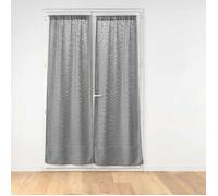 Douceur d'Intérieur Paire de voilages passe-tringle Haltona 70x240 cm Gris Polyester