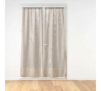 Paire de Voilages Passe-Tringle Haltona 70x240cm Noisette
