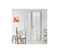 Paire de Voilages Salina 70x200cm Blanc