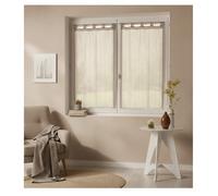 Paire de Voile raye 60 x 90 cm Horizon taupe