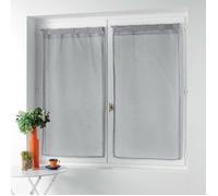 PAIRE DROITE PASSANTS 2 x 60 x 160 CM EFFET LIN TISSE ZAZY GRIS