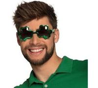 paire lunettes shamrock verres teintés vert - boland 44927 Vert G