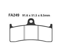 Paire Plaquettes EBC Hh FA249HH