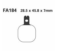 Paire Plaquettes EBC Pinces 6 Pist. FA184