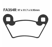 Paire Plaquettes EBC R FA354R