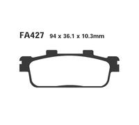 Paire Plaquettes EBC Sfac SFAC427 For Peugeot 125 Lxr 2010-2015