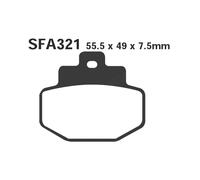 Coppia Pastilles EBC SP SFA321HH 732.30.25 Piaggio 125 Pour Vespa GTS 2017-2020