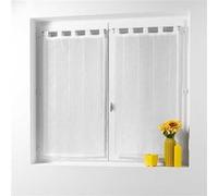 Paire de Voilages Linahe 70x200cm Blanc