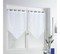 Paire voilages 2 x lissea - 2 x 60 x 120 Blanc G
