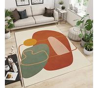 PAJEON Tapis de Enfant Rectangle Irrégulier Coloré Moderne, 170 x 240 cm Tapis avec Dos en Caoutchouc Antidérapant, Paillasson Intérieur - pour Décor de Sol de Chambre à Coucher de Salon