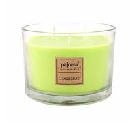 Pajoma Bougie parfumée Citronnelle 340 g dans un bocal avec couvercle en bois Édition Premium pour env. 40 heures