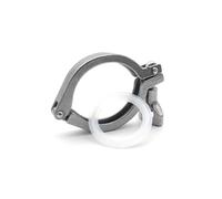 PAJPXPCD 1PC Tri Clamp 1.5" 304 Stainless Steel Pipe Fittings 50.5mm With Silicone gasket