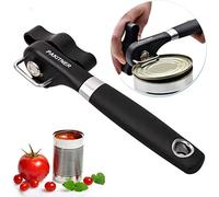 PAKITNER Ouvre-boîte manuel à bord lisse, ergonomique, en acier inoxydable de qualité alimentaire
