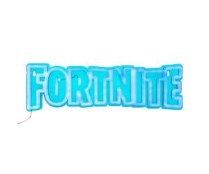 Paladone Applique murale néon LED avec logo Fortnite, lampe de jeu sous licence officielle avec câble d'alimentation pour la maison, la chambre, la décoration, cadeau pour garçons