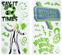 Paladone Beetlejuice Stickers muraux du Film Warner Brothers sous Licence Officielle avec 50 décorations réutilisables pour Chambre à Coucher, Salle de Jeux, théâtre ou Chambre d'enfant