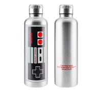 Paladone Bouteille d'eau en métal Nintendo NES – 500 ml Gris