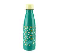 Paladone Bouteille d'eau en acier inoxydable avec motif animal croisé Vert