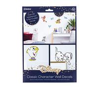 Paladone Disney Stickers Muraux Amovibles/Imperméables Motif Personnages Classiques - Lot de 23