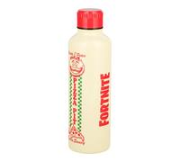 Paladone Bouteille d'eau réutilisable Fortnite - Acier inoxydable, couvercle à visser - 500 ml
