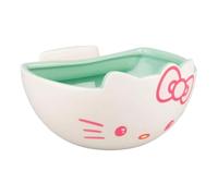 Paladone Hello Kitty Bol à goûter en céramique avec support de téléphone, sous licence officielle Sanrio Kawaii - Cadeau pour filles, femmes, enfants et adultes