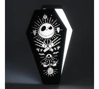 Paladone Veilleuse en forme de cercueil L'Étrange Noël de Monsieur Jack sous licence officielle Disney - Décoration d'Halloween effrayante - Accent d'ambiance avec deux couleurs de lumière - Idée