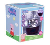 Paladone Lampe de projection Peppa Pig - Lampe projecteur officiel avec sons et scènes interchangeables, 4 modes éclairage, veilleuse apaisante