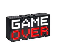 Paladone Lampe Game Over Noir/Transparent, imprimé, 100% plastique dans un coffret cadeau PP5016TX 7 x 3 x 16 cm