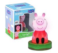 Paladone Lampe icône Peppa Pig - Lampe de bureau sur pied sous licence officielle, décoration de salle de jeux et marchandises pour garçons et filles, veilleuse accessoire cadeau pour salle de jeux et