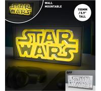 Paladone Lampe Néon LED Star Wars - Officielle, Lumière Autonome ou Murale - Décor Salle de Jeu & Souvenirs Cinéma
