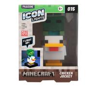 Paladone Lampe Minecraft Chicken Jockey Icon Light - Figurine lumineuse 12 cm pour joueurs