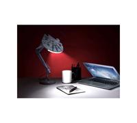 Paladone Lampe de Bureau en Forme de Faucon Millenium-Star Wars-Idéal pour Tous Les âges, Plastique, 20 W, Gris