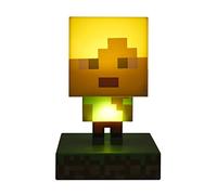 Paladone Mini veilleuse Icône Minecraft Alex BDP – Pixelisée, très lumineuse, multicolore